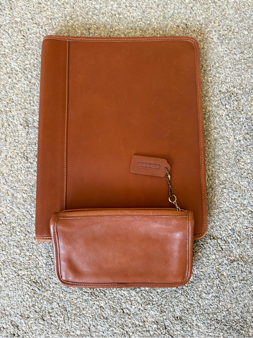 Vintage Coach Leather Messenger Briefcase - Picture 4 of 6